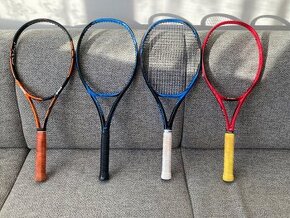 Tenisová raketa Yonex Ezone98, Vcore 98, Prince Tour Pro 100