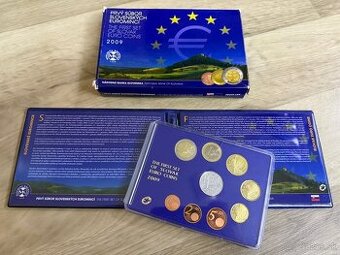 Prvý súbor slovenských euromincí PROOF 2009, slabší obal