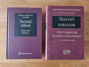 Komentáre - Trestný zákon, Trestný poriadok