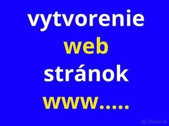 Tvorba web stránok do 7 dní