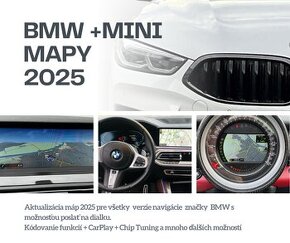 Aktualizácia máp navigácia BMW + MINI 2025 PREKLAD + Kodov