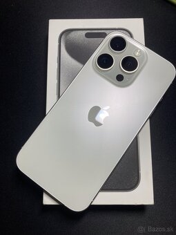 iPhone 15 PRO 128GB White Titanium - 91% BATERIA - ZÁRUKA - 1