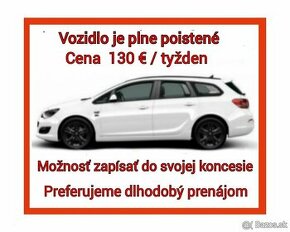 Prenájom taxi vozidlá. TAXI /BOLT