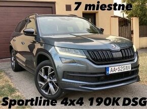 Kodiaq Sportline 4x4 7miest DSG komplet história pôvodný lak