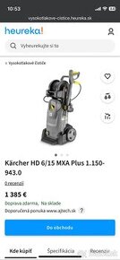 Kärcher Profesionál HD 6/15 MXA PLUS