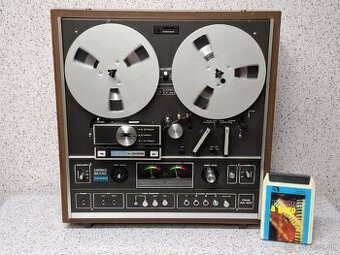 AKAI X-1810D CARTRIDGE / REEL TO REEL TAPE RECORDER 8-TRACK