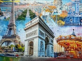 Puzzle 2000 dielikové Paríž