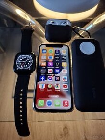 Predám IPhone 12 Mini watch se 44 airpods a nabíjačku