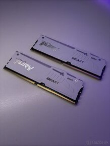 Kingston FURY 32GB KIT DDR5 6000MHz CL36 Beast White RGB EXP