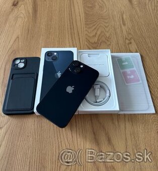 iPhone 13 128 gb Midnight - komplet príslušenstvo, zaruka