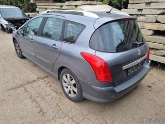 Peugeot 308,1.6hdi,80kw,2010,SW,6kvalt,panorama, aul