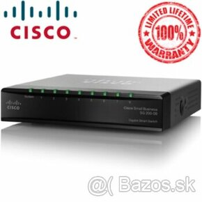 CISCO SG200-08 Switch 8-Port/10/100/1000Mbps/MAN/D