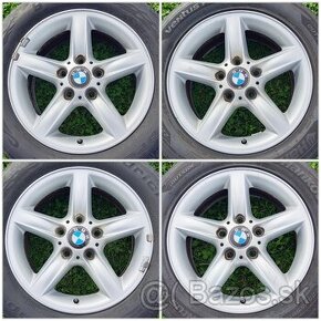 5x120 R16 Originál BMW Elektróny + Pneu letné 225 55 R16 - 1