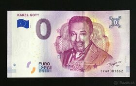 0 Euro Souvenir KAREL GOTT 2019 - 80. narozeniny - TOP