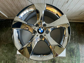 BMW X1 OD 2009 ORIG. R19 DVOUROZMĚR 5x120, CHROM 4KS (755T) - 1