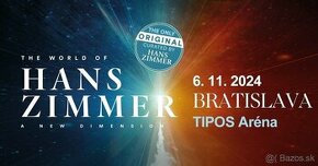 Hans Zimmer, Bratislava, 6.11.2024, 2 lístky