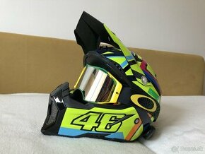 Prilba AGV AX-8 Evo Rossi Soleluna