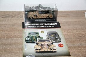 Vojenské Automobily 2. sv. vojny DeAgostini 1:43