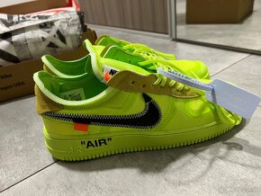 nike air force offwhite volt tenisky - 1