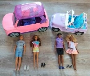 Barbie auto plážové, Big City Big Dreams, bábiky Barbie, Ken