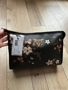 GUESS Floral Cosmetic Bag