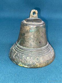 Starožitný zvonec liatovec 1849