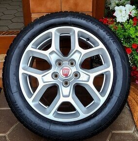 alu R17 5x110, zimné pneu 215/55, Fiat 500X, NOVÉ - 1