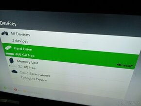 Xbox 360s hardisk plne funkčný 500gb