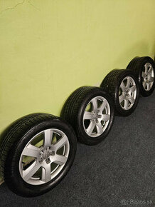 Alu.Audi 5x112 R17 +pneu 235/55R17 zimné