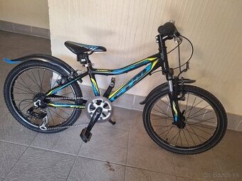 Predám detský bicykel 20kola CTM čierno modrý