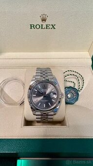 Rolex Datejust 41 Rhodium Jubille Biele zlato