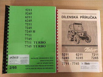 Katalóg a dielenská príručka na Zetor 5211 - 7745