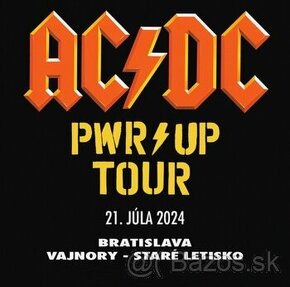 AC/DC vstupenky/sedenie