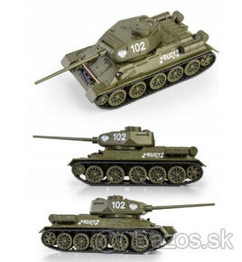 Tank T-34-85 1:43 (Štyria tankisti a pes)