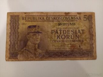 50 korún ČSR