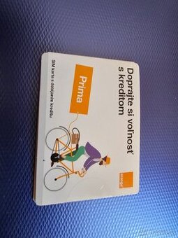 Orange sim karta Nova nerozbalena aktivovana 