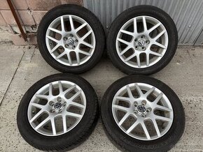 16" Elektrony 5x100 so zimnymi pneu 215/45 R16 Rapid - Fabia