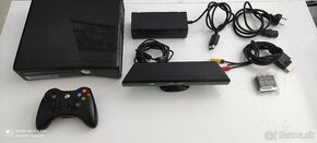 Xbox 360 slim 250gb+kinect a hry