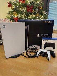 Playstation 5 bez mechaniky + 2 ovládače