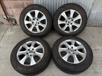 16" Elektrony 5x112 so zimnymi pneumatikami 215/60 R16