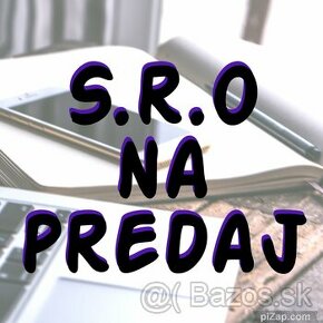 Predám SRO - neplatca DPH (založená v roku 2009)