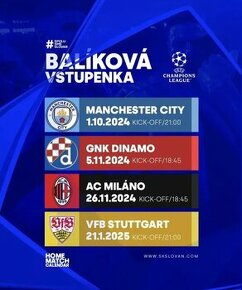 Slovan bratislava liga majstrov 4ks vstupenky/lístky