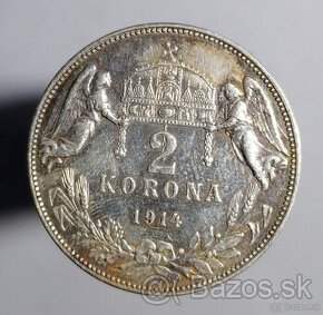 František Jozef I. 2 Koruna 1914 KB