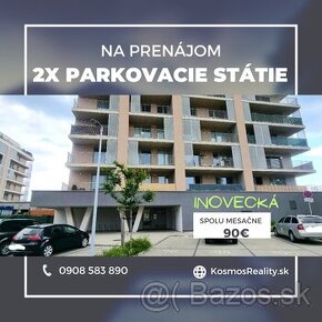 Na prenájom 2x parkovacie státie, Inovecká, Košice-Terasa