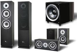 5.1 repro Pure Acoustics + Jamo subwoofer