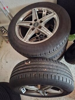 ALU disky Audi r16 5x112 205/60 r16 letné continentál - 1