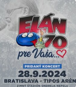 Vstupenky na Elan 28.9