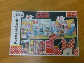 Minnie Mouse Puzzles a Čierny Peter