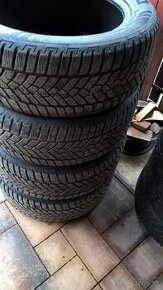 4 ks ZIMNÉ 225/55 R17 101V XL FULDA  cca 5-6 mm LEN 35-€/kus