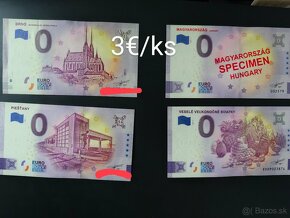 0€ souvenir, 0 eurova bankovka, 0 euro souvenir